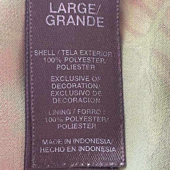 Bisou Bisou Michele Bohbot Y2K Vintage Paisley Babydoll Top Sz LG Fairycore Boho - Picture 11 of 12